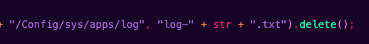 Log file location