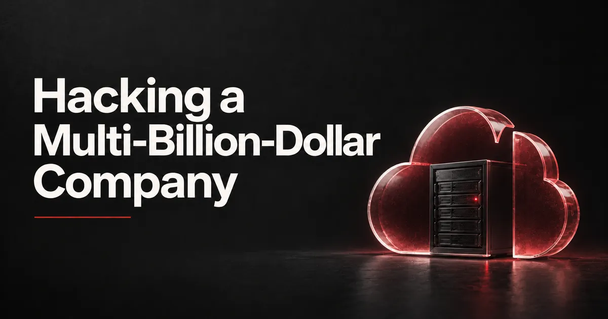 How I Hacked a Multi-Billion-Dollar Company