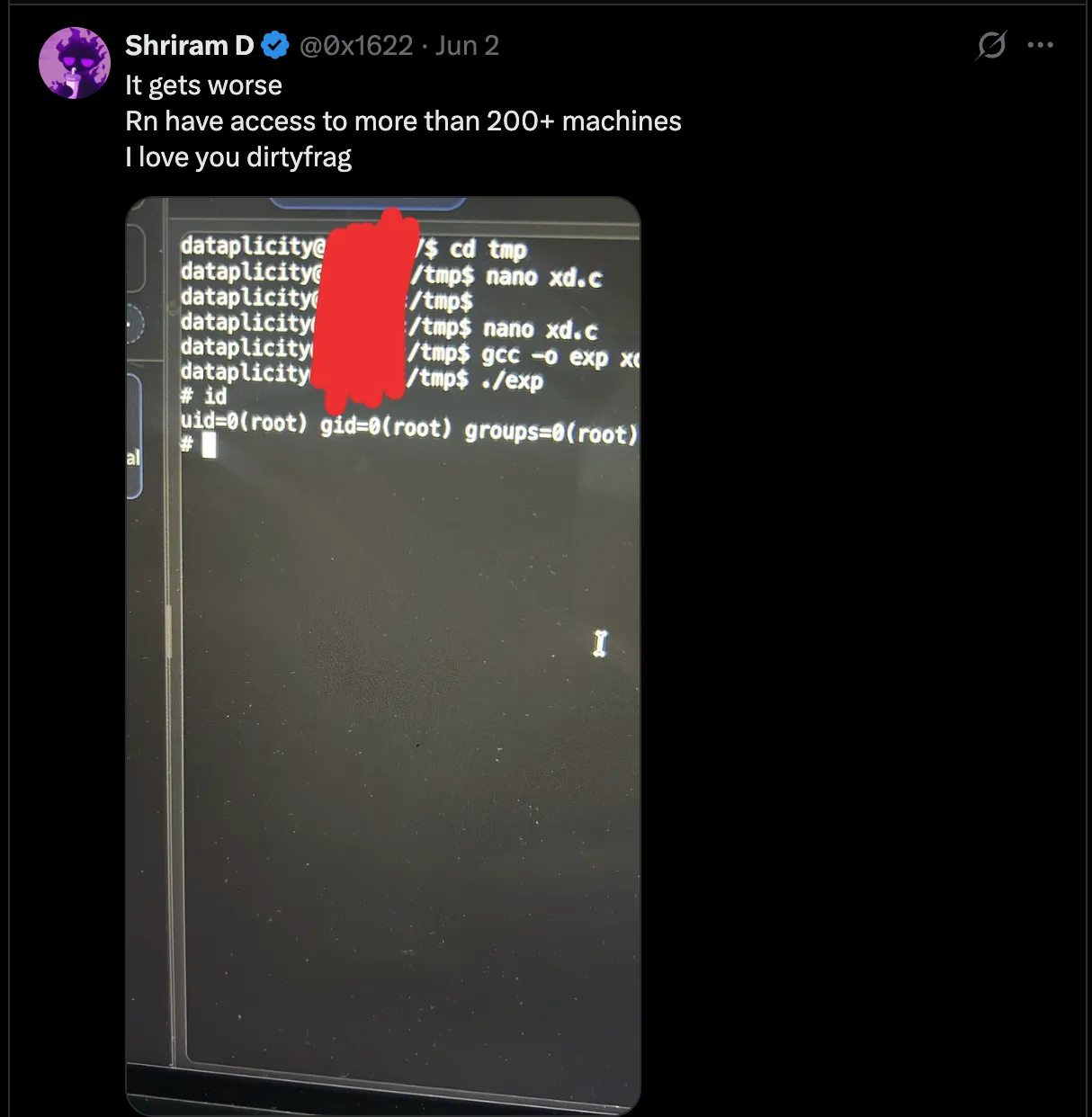 Root access announcement